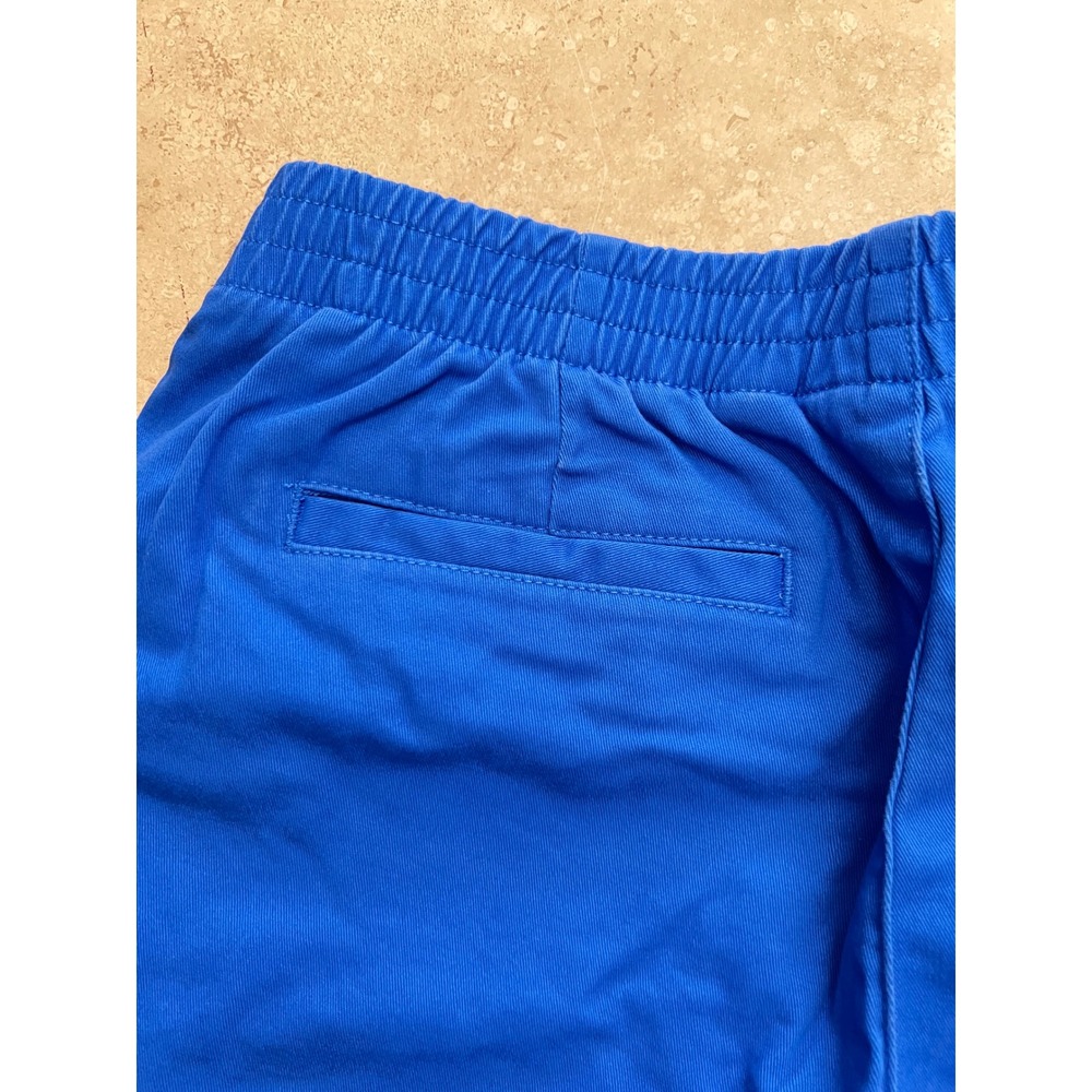 NEW Lands End Womens 4 petite 7in Chino Short Royal Cobalt Blue Mid Rise Stretch - Picture 11 of 12